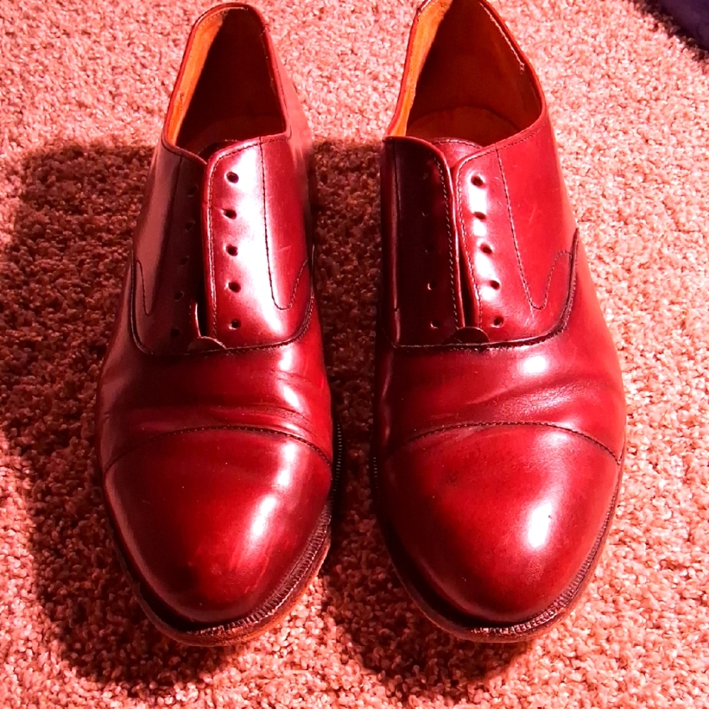 Vintage Men's Cole Haan Brown Leather Shoes size 10.5, Need new laces!